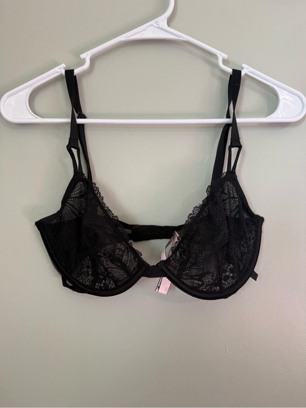 Black Lace Underwire Bra - Women Intimates